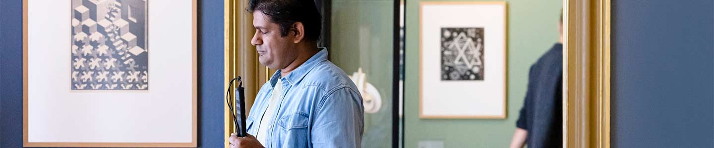 Rondleiding voor bezoekers met een visuele beperking