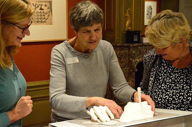 Rondleiding voor bezoekers met een visuele beperking