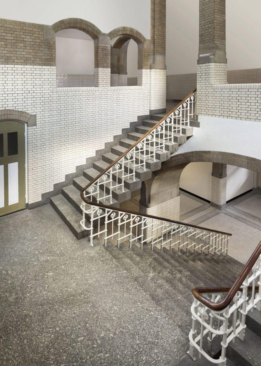 Impressie Trappenhuis HBS Arnhem 1913, Foto Studio Gerrit Schreurs, 2014