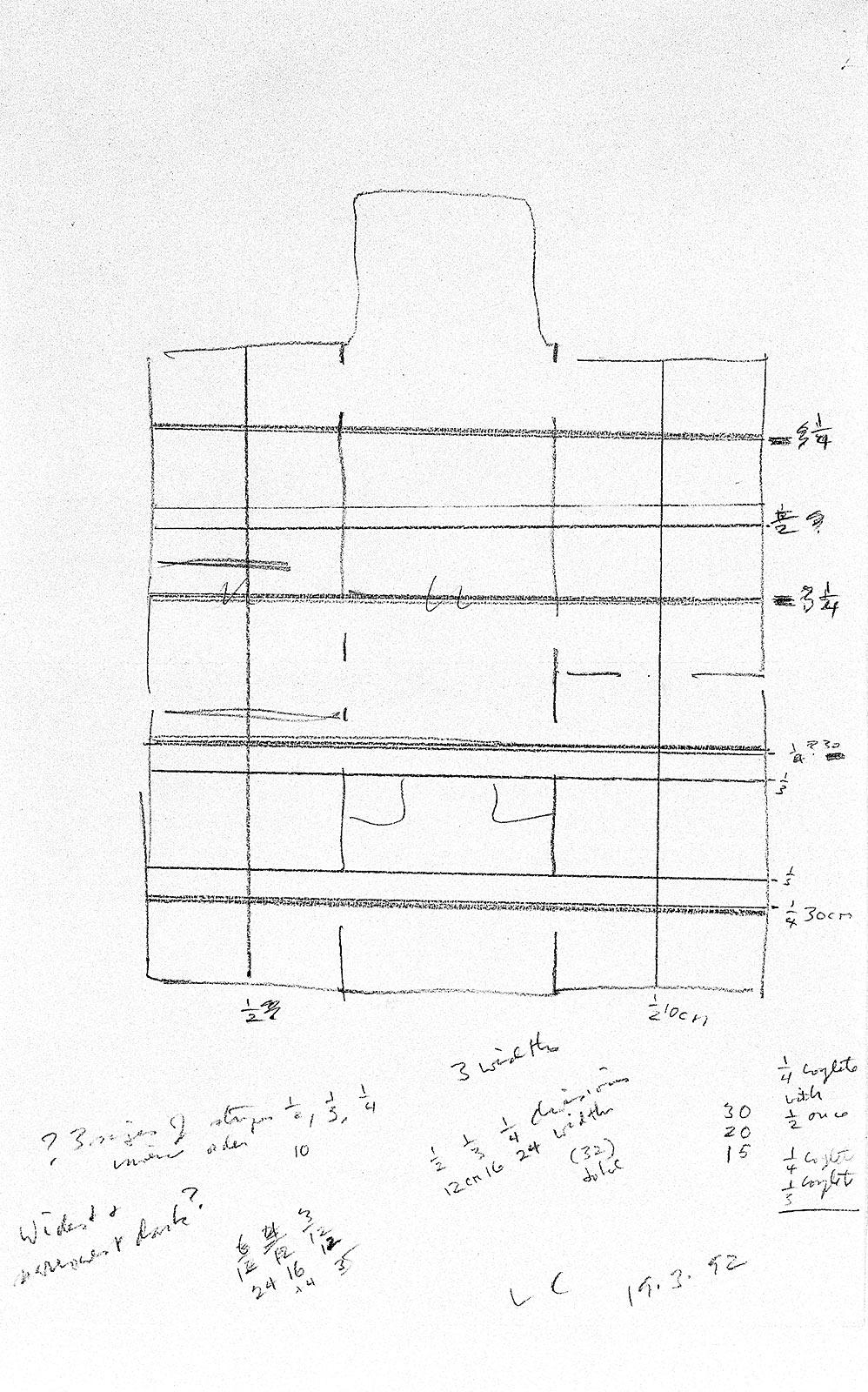 Schematische ruimteschets voor de begane grond