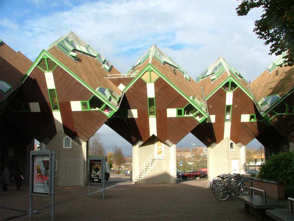 Kubuswoningen in Helmond, architect: Piet Blom, foto: Geert C. Smulders