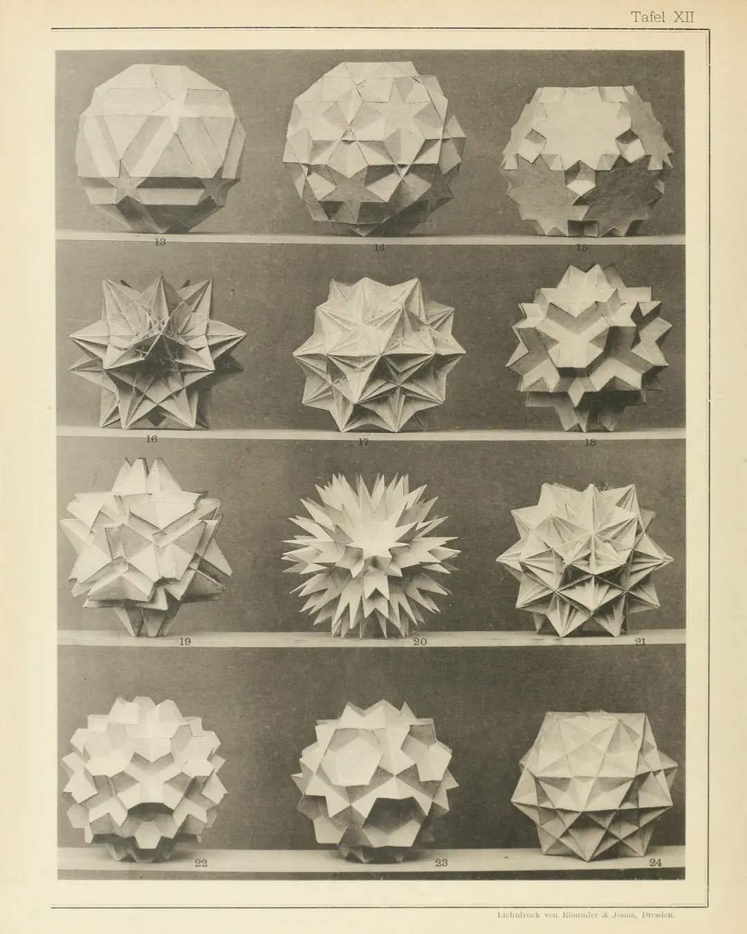 Pagina uit Vielecke und Vielflache: Theorie und Geschichte van Max Brückner, 1900