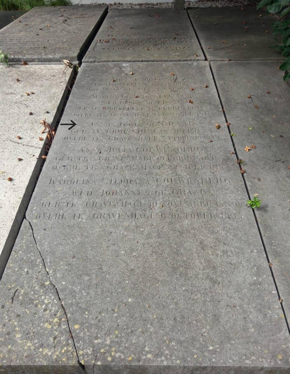 Familiegrafkelder op begraafplaats Nieuw Eykenduynen in Den Haag. De laatste rustplaats van Julie de Graag. <br/>Foto © Jacob Hinrichs, 29 augustus 2024